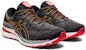 ASICS Gel Kayano 28 4E Lebar 'Hitam Kelabu Tanah Liat' 1011B191-005
