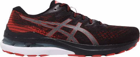 ASICS Gel Kayano 28 4E Wide 'Black Electric Red' 1011B191-002 ASICS Gel Kayano 28 4E Wide 'Black Electric Red' 1011B191-002