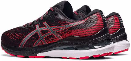 Shop 亞瑟士Gel Kayano 28 4E寬楦 '黑色電紅' 1011B191-002