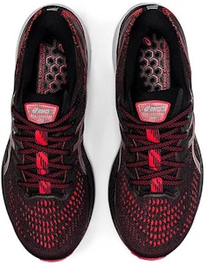 ASICS Gel Kayano 28 'Hitam Merah Elektrik' 1011B189-002 Lookbook ASICS Gel Kayano 28 'Hitam Merah Elektrik' 1011B189-002