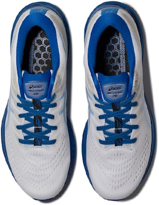 Asics Gel-Kayano 28 低筒 跑步鞋 男款 白藍 Lookbook Asics Gel-Kayano 28 低筒 跑步鞋 男款 白藍