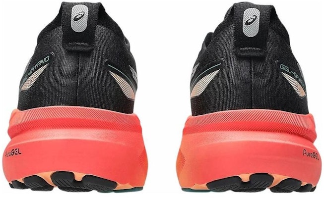 ASICS Gel Kayano 31 Ancho 'Negro Lluvia Lago Naranja' 1011B869-004 Details for ASICS Gel Kayano 31 Ancho 'Negro Lluvia Lago Naranja' 1011B869-004