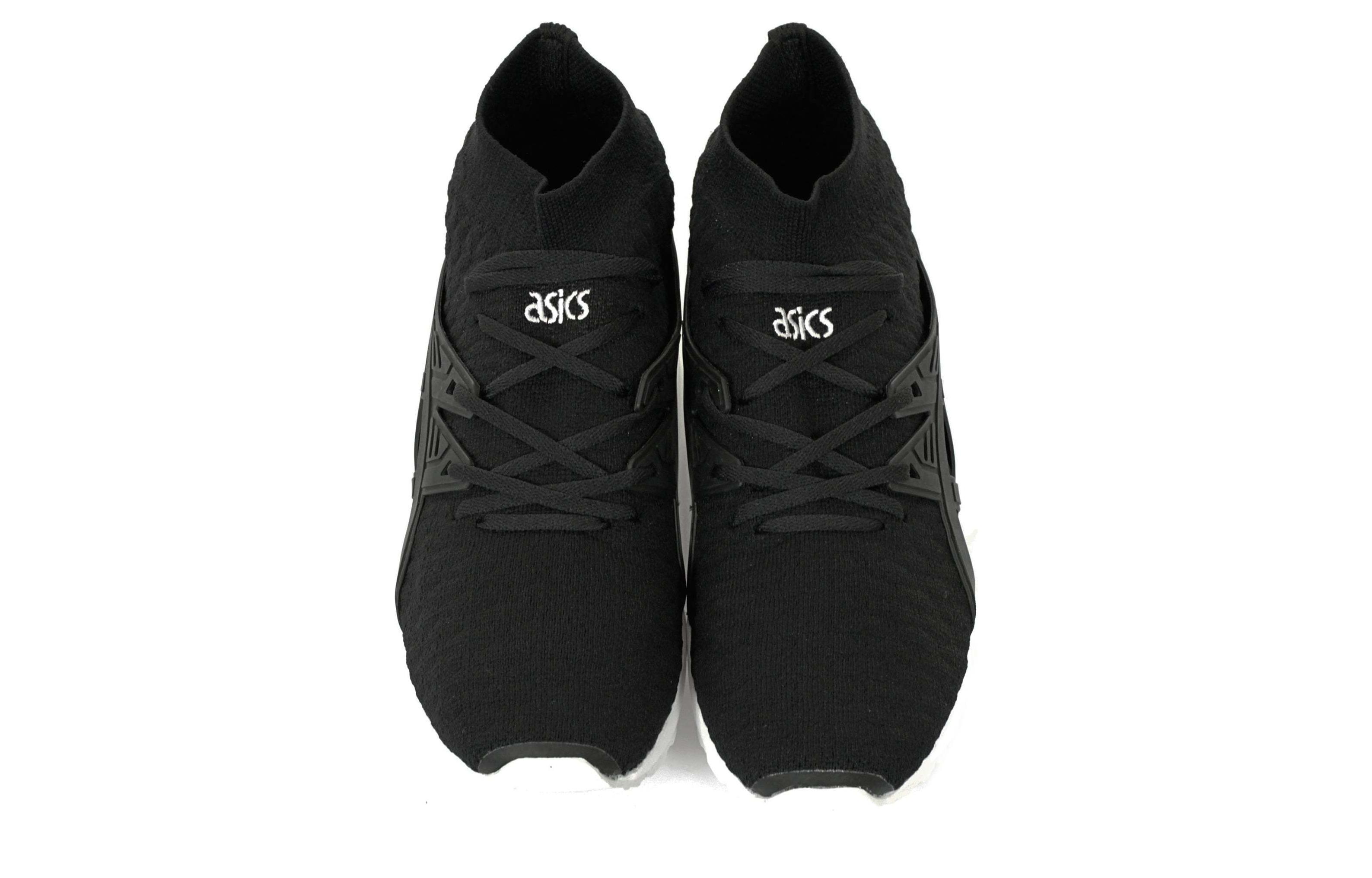 Shop アシックス ゲル カヤノ トレーナー ニット 黒白 H7P4N-9090