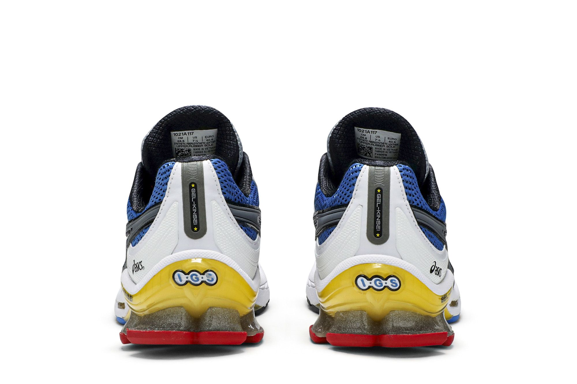 Sizing ASICS Gel Kinsei OG 'Metropolis' kasut larian lelaki. 1021A117-100