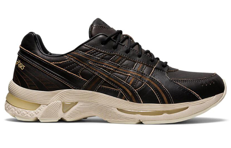 Order 亚瑟士Gel-Kyrios黑/棕色跑鞋 1201A201-200