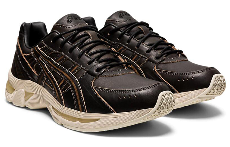 Lookbook 亚瑟士Gel-Kyrios黑/棕色跑鞋 1201A201-200