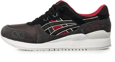 ASICS Gel Lyte 3 'Dark Grey Red' H6X2L-9090 ASICS Gel Lyte 3 'Dark Grey Red' H6X2L-9090