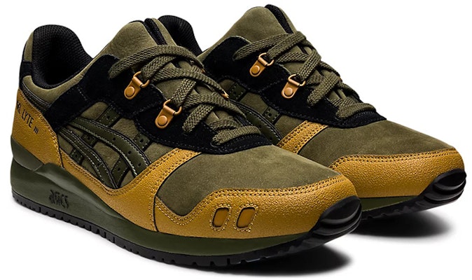ASICS Gel Lyte 3 'Olive Tan Presidio' Pria Sneakers 1203A187-302 Lookbook ASICS Gel Lyte 3 'Olive Tan Presidio' Pria Sneakers 1203A187-302