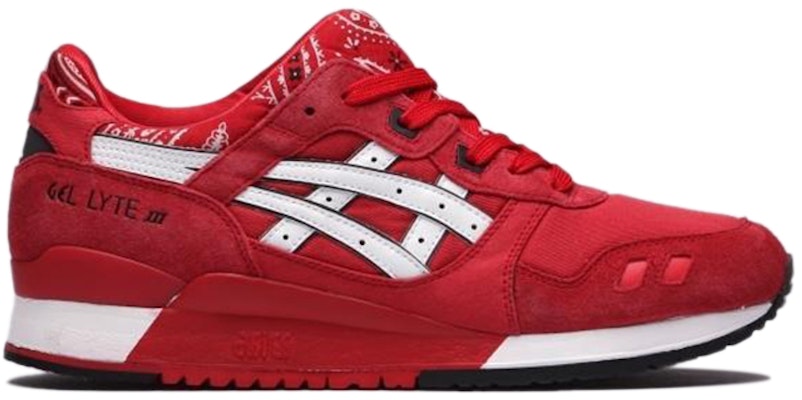 亞瑟士 Gel Lyte 3 '紅色頭巾' H424N-2301 Order 亞瑟士 Gel Lyte 3 '紅色頭巾' H424N-2301
