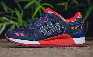 ASICS Gel Lyte 3 Japanese Denim 'Kimono' H5L2N-5050 ASICS Gel Lyte 3 Japanese Denim 'Kimono' H5L2N-5050