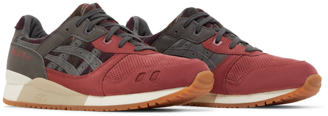 ASICS Gel Lyte 3 OG 'Brisket Red' Merah. 1201A686-600 Cheap ASICS Gel Lyte 3 OG 'Brisket Red' Merah. 1201A686-600