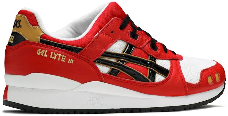 Red asics 2025 gel lyte