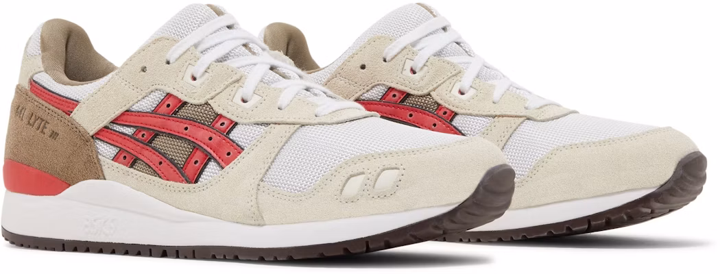 ASICS Gel Lyte 3 OG ''Grijs Rook Rood Alert'' 1201A832-020 1