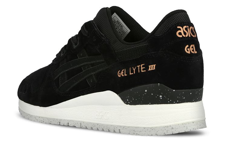 Shop ASICS Gel Lyte 3 玫瑰金「黑色」H624L-9090