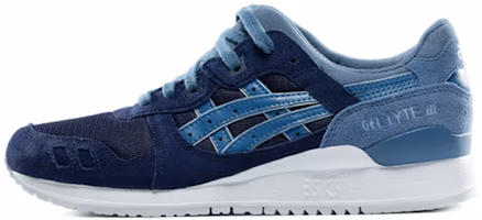 ASICS Gel-Lyte 3 Wear-resistant Non-Slip Retro Low Tops Casual Deep Blue HL7V2-5846 ASICS Gel-Lyte 3 Wear-resistant Non-Slip Retro Low Tops Casual Deep Blue HL7V2-5846