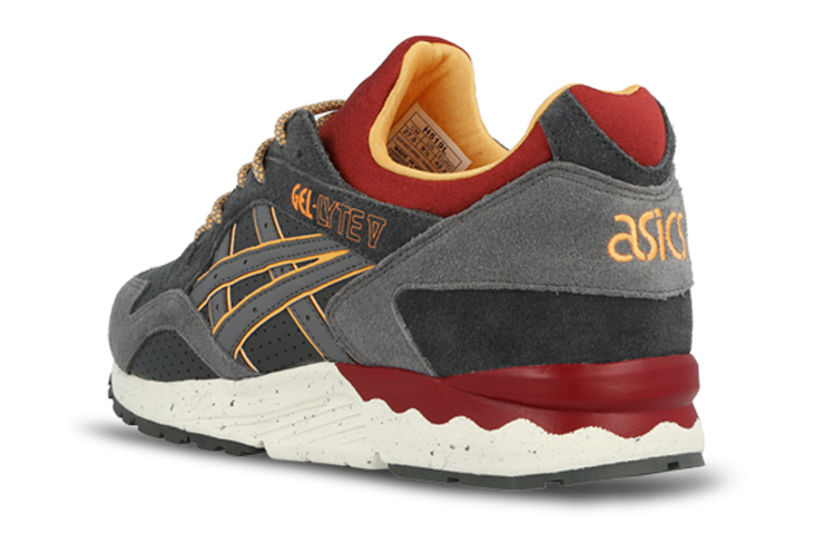Shop ASICS Gel Lyte 5 'Pek Luar - Kelabu Gelap Burgundy' H519L-1611