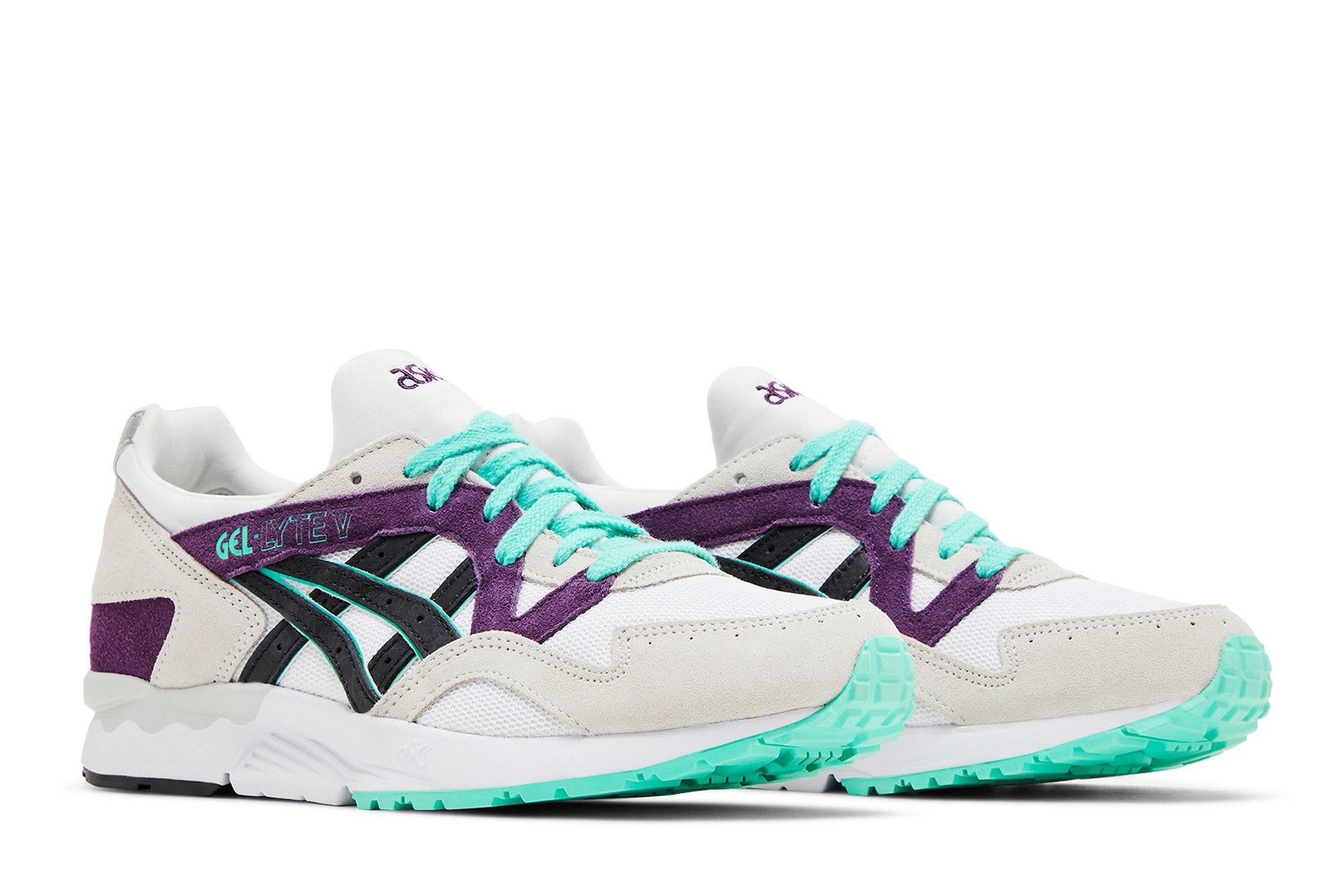 Cheap ASICS Gel Lyte 5 ''Wit Paars Mint'' 1203A344-100