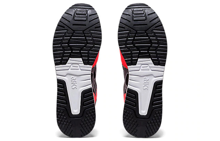 ASICS Gel-Lyte Running Shoes Black/Red/Grey 圖 5