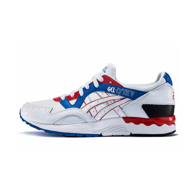 ASICS Gel-Lyte V Running Shoes White/Blue/Red