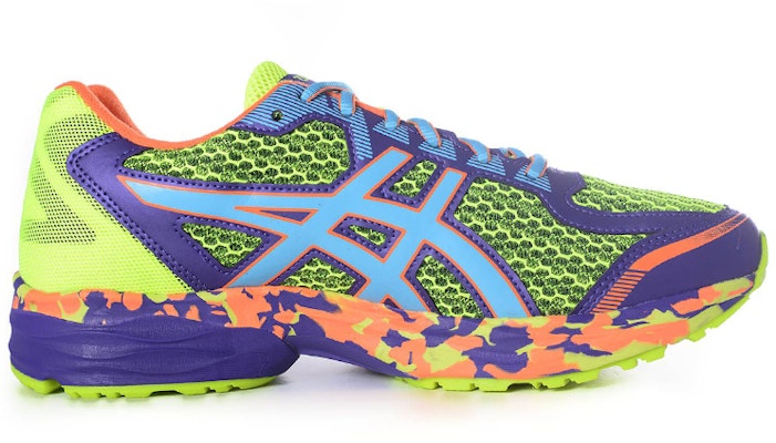 Asics Gel-Nagoya 2 Noosa 防震抗滑 復古休閒跑鞋 螢光綠藍 Order Asics Gel-Nagoya 2 Noosa 防震抗滑 復古休閒跑鞋 螢光綠藍
