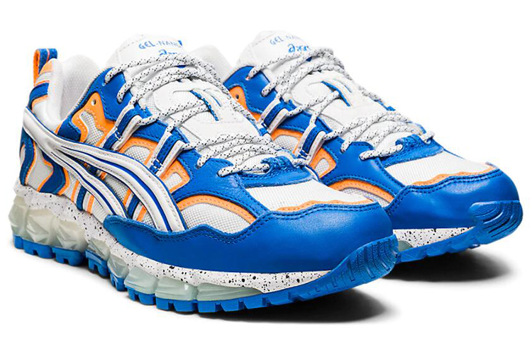 Lookbook ASICS Gel Nandi 360 ''Blanc Bleu Électrique'' 1021A325-100