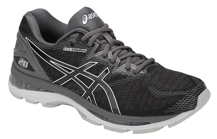 Shop ASICS Gel Nimbus 20 ''Zwart Carbon'' T800N-001