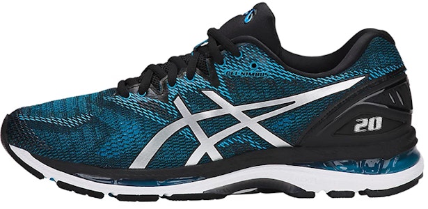 亚瑟士GEL-Nimbus 20蓝黑配色跑鞋 T800N-4101 Buy 亚瑟士GEL-Nimbus 20蓝黑配色跑鞋 T800N-4101