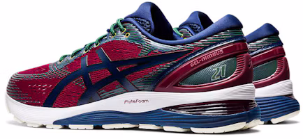 Shop ASICS Gel Nimbus 21 'Chili Flake Blue Expanse' Sepatu Lari 1021A270-600