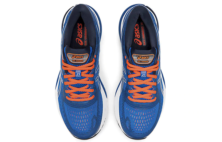 Shop ASICS Gel Nimbus 21 ''Electric Blue'' Sneakers 1011A169-401