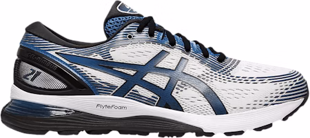 ASICS Gel Nimbus 21 'White Deep Sapphire' 1011A169-100 ASICS Gel Nimbus 21 'White Deep Sapphire' 1011A169-100
