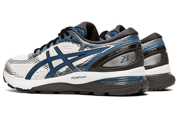 Shop 亞瑟士 Gel Nimbus 21 '白色深藍' 1011A169-100