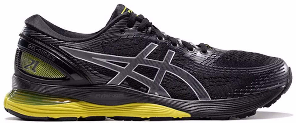 Asics GEL-Nimbus 21 低筒 跑步鞋 男款 黑黃色 2E寬 Order Asics GEL-Nimbus 21 低筒 跑步鞋 男款 黑黃色 2E寬