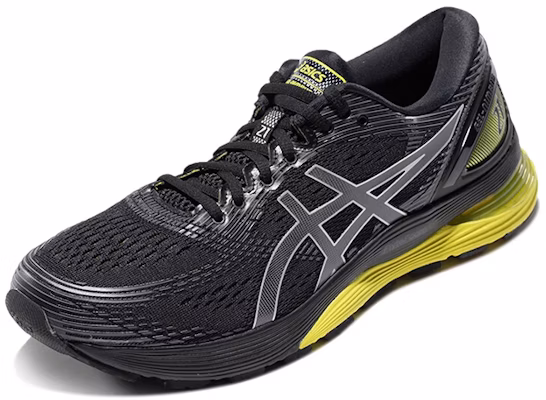 Asics GEL-Nimbus 21 低筒 跑步鞋 男款 黑黃色 2E寬 Lookbook Asics GEL-Nimbus 21 低筒 跑步鞋 男款 黑黃色 2E寬