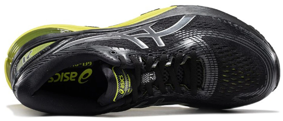 Asics GEL-Nimbus 21 低筒 跑步鞋 男款 黑黃色 2E寬 Shop Asics GEL-Nimbus 21 低筒 跑步鞋 男款 黑黃色 2E寬