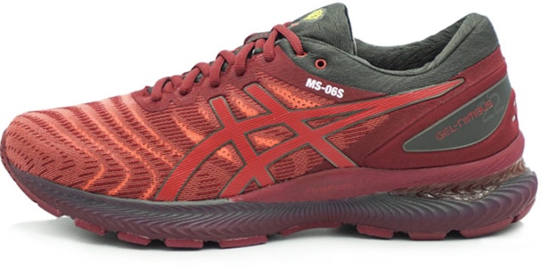 亚瑟士Gel-Nimbus 22系列红色低帮鞋 1011B286-600 Buy 亚瑟士Gel-Nimbus 22系列红色低帮鞋 1011B286-600