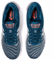 Shop アシックス ゲルニンバス22 ライトスチール/マグネティックブルー 1011A680-404