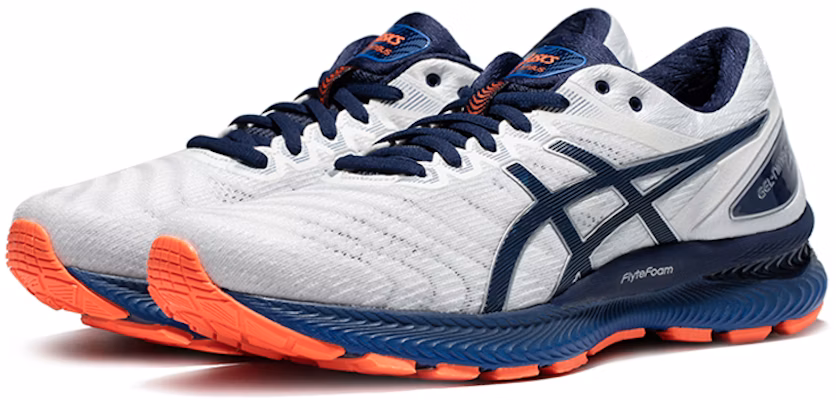 ASICS Gel-Nimbus 22 Low-Top White/Blue 1011B087-100 Order ASICS Gel-Nimbus 22 Low-Top White/Blue 1011B087-100