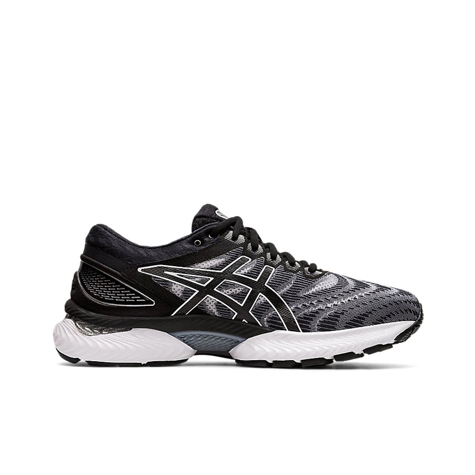 Order ASICS Gel Nimbus 22 Ekstra Lebar 'Putih Hitam' 1011A682-100