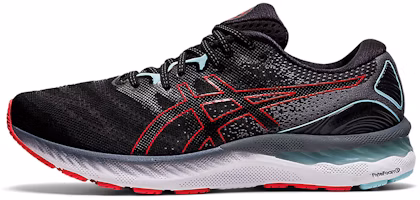 ASICS Gel Nimbus 23 2E Wide 'Black Electric Red' 1011B006-007 ASICS Gel Nimbus 23 2E Wide 'Black Electric Red' 1011B006-007