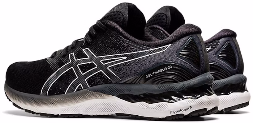 ASICS Gel Nimbus 23 2E 宽版 '黑白' 1011B006-001 Shop ASICS Gel Nimbus 23 2E 宽版 '黑白' 1011B006-001