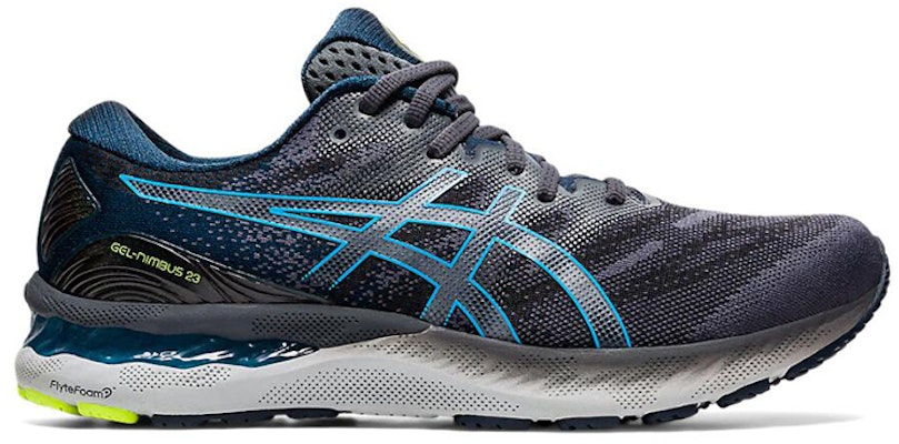 ASICS Gel Nimbus 23 4E Ancho 'Gris Portador Aqua Digital' 1011B005-020 Order ASICS Gel Nimbus 23 4E Ancho 'Gris Portador Aqua Digital' 1011B005-020