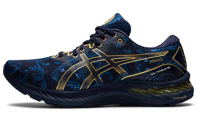Buy ASICS Gel-Nimbus 23 Biru/Emas 1011B325-400