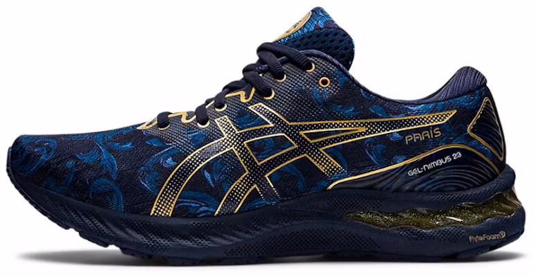 ASICS Gel-Nimbus 23 Biru/Emas 1011B325-400 Buy ASICS Gel-Nimbus 23 Biru/Emas 1011B325-400