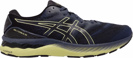 ASICS Gel Nimbus 23 'Thunder Blue Glow Yellow' 1011B004-407 ASICS Gel Nimbus 23 'Thunder Blue Glow Yellow' 1011B004-407