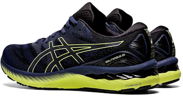 Shop 亞瑟士 Gel Nimbus 23 '雷霆藍光黃' 1011B004-407