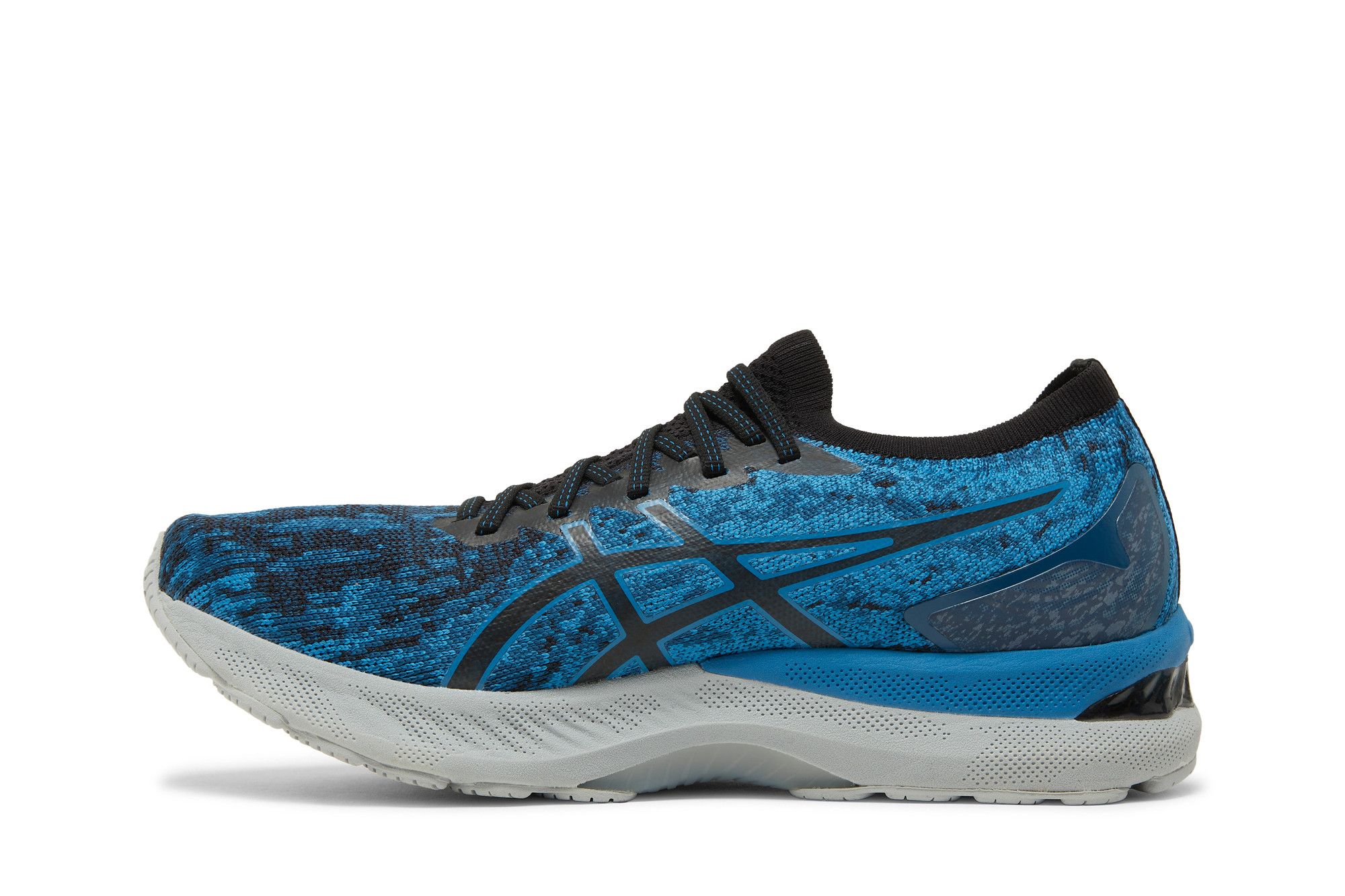 Lookbook ASICS Gel Nimbus 23 Knit 'Reborn Blue' Biru 1011B008-400