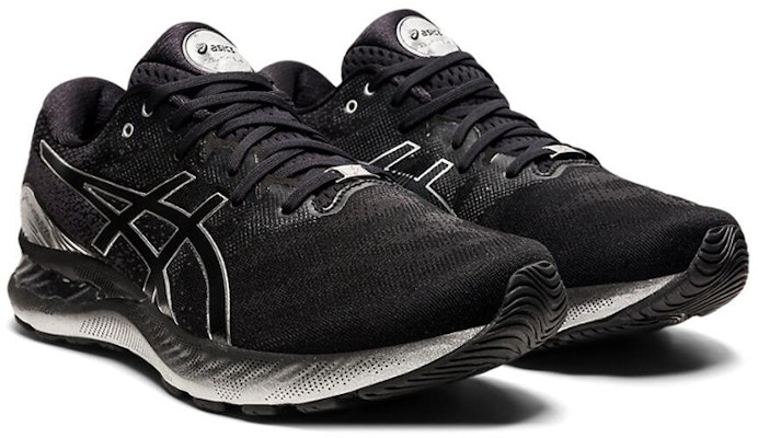 ASICS Gel Nimbus 23 Platinum 'Black Pure Silver' 1011B156-001 Lookbook ASICS Gel Nimbus 23 Platinum 'Black Pure Silver' 1011B156-001