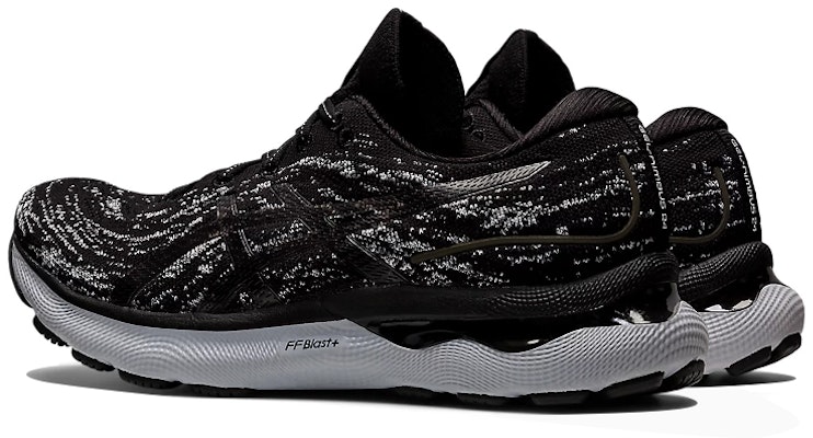 Asics GEL-Nimbus 24 MK 舒適 耐損 低筒 跑步鞋 男款 黑白 Shop Asics GEL-Nimbus 24 MK 舒適 耐損 低筒 跑步鞋 男款 黑白