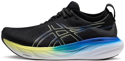 ASICS Gel Nimbus 25 4E Wide 'Black Glow Yellow' 1011B618-004 ASICS Gel Nimbus 25 4E Wide 'Black Glow Yellow' 1011B618-004