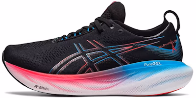 ASICS Gel Nimbus 25 'Black Electric Red' 1011B734-001 ASICS Gel Nimbus 25 'Black Electric Red' 1011B734-001